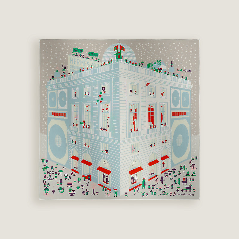【新品未使用】HERMES エルメス Faubourg Party スカーフ Faubourg Party handkerchief | Hermès Singapore